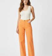 Wide Leg Trouser For Women - Tangerine - MEME