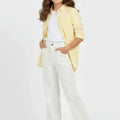Striped Shirt For Girl - Yellow - MEME