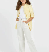 Striped Shirt For Girl - Yellow - MEME