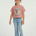 Loony Tunes T-Shirt for Girl- Greyish Pink - MEME