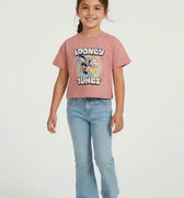 Loony Tunes T-Shirt for Girl- Greyish Pink - MEME