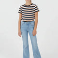 Striped T-Shirt For Girl - Navy - MEME