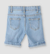 Denim Short For Baby Boy - Stone - MEME
