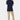 Solid V-Neck T-Shirt For Women - Navy 