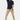 Solid V-Neck T-Shirt For Women - Navy 