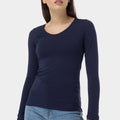 Long Sleeves V Neck T-Shirt 