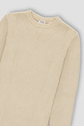Classical Ribbed Knit Sweater