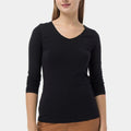 Long Sleeves V Neck T-Shirt 