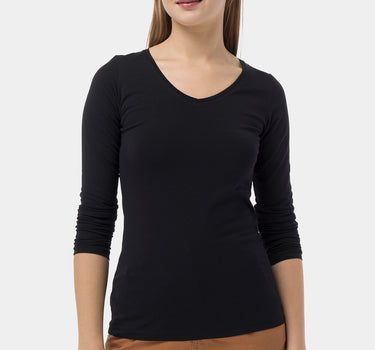 Long Sleeves V Neck T-Shirt 