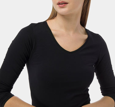 Long Sleeves V Neck T-Shirt 