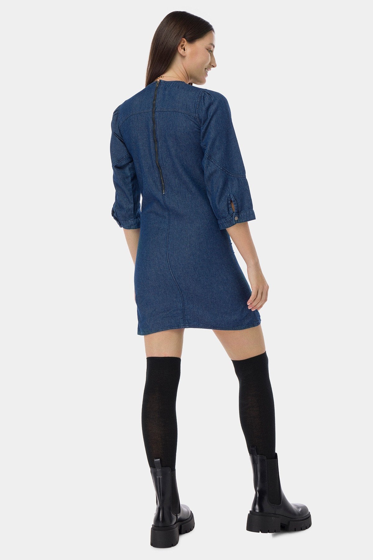 Mini Denim Dress