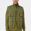 Sleeveless Zipper Jacket 