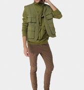 Sleeveless Zipper Jacket 