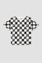 Checkboard Printed T-Shirt