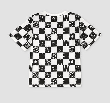 Checkboard Printed T-Shirt 