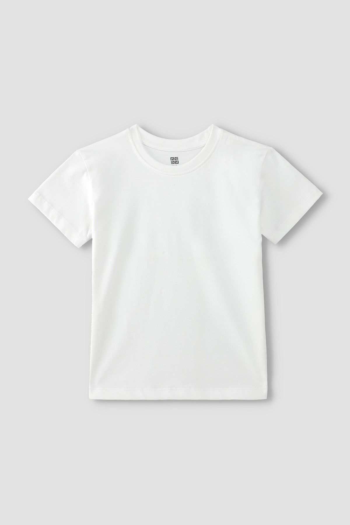 Solid Crew Neck T-Shirt 