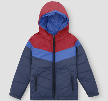 Colorblock Quilted Jacket 