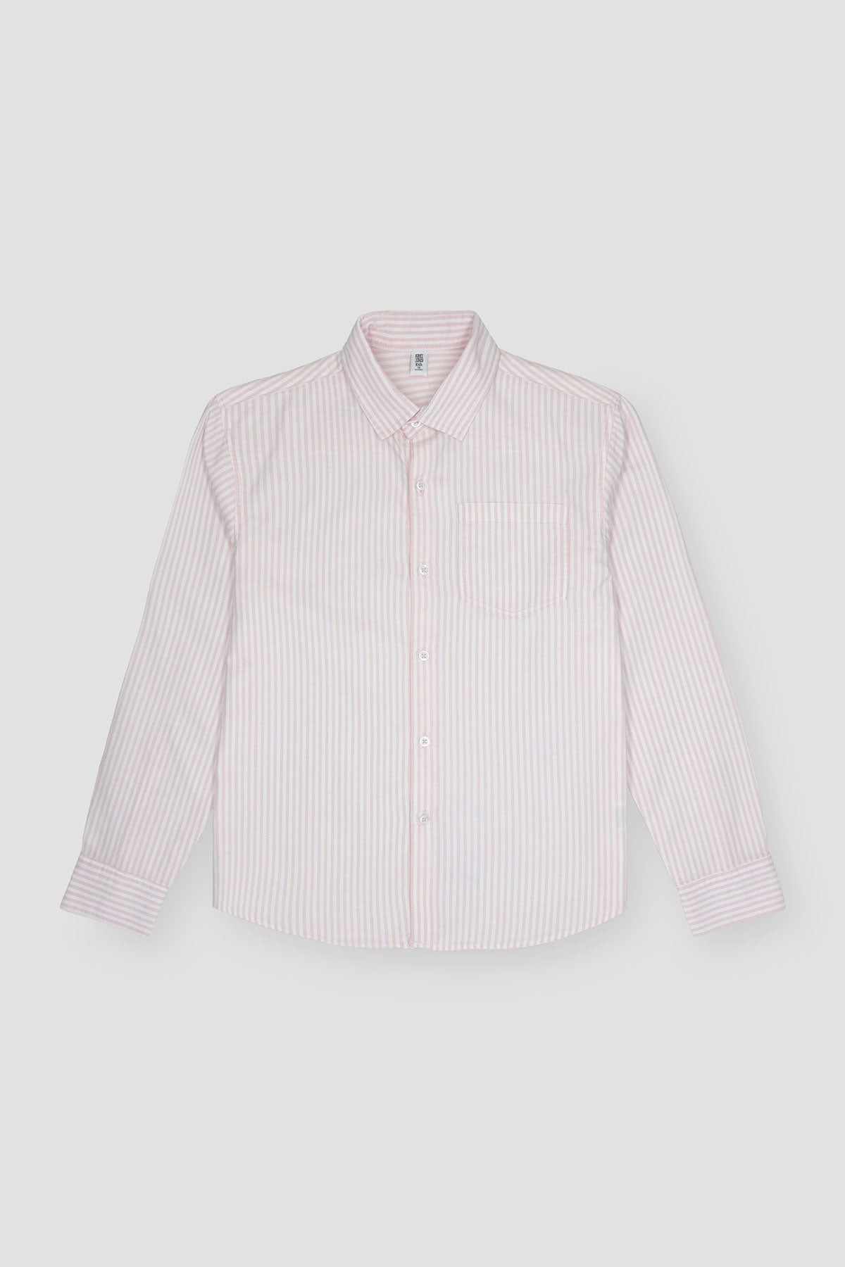 Solid Button Down Shirt 