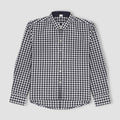 Boy's Checkered Button Down 