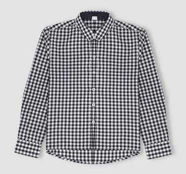 Boy's Checkered Button Down 