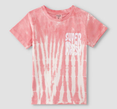 Tie And Dye Typography T-Shirt 