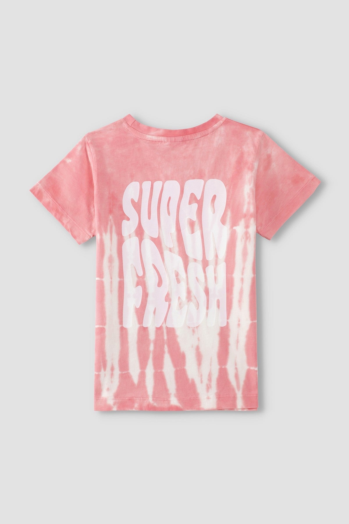 Tie And Dye Typography T-Shirt