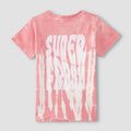 Tie And Dye Typography T-Shirt 