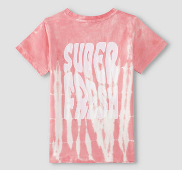 Tie And Dye Typography T-Shirt 