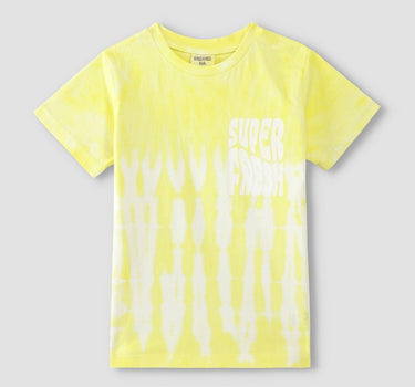 Tie And Dye Typography T-Shirt 