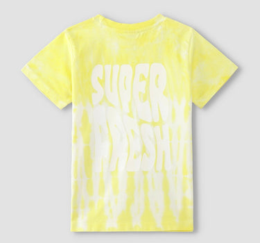 Tie And Dye Typography T-Shirt 