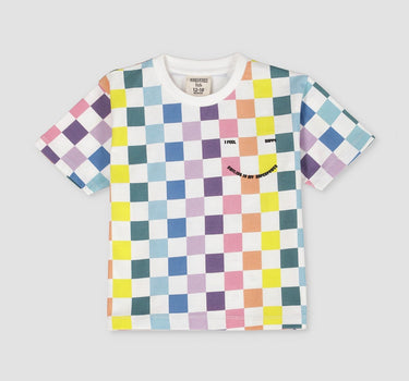 Color Checkboard T-Shirt 