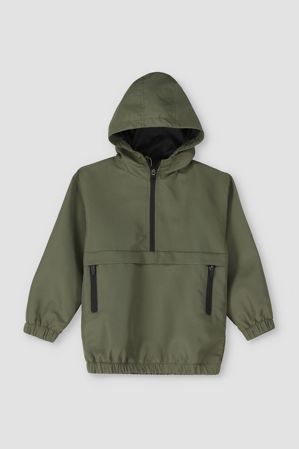 Kangaroo Pocket Nylon Hoodie