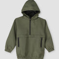 Kangaroo Pocket Nylon Hoodie 