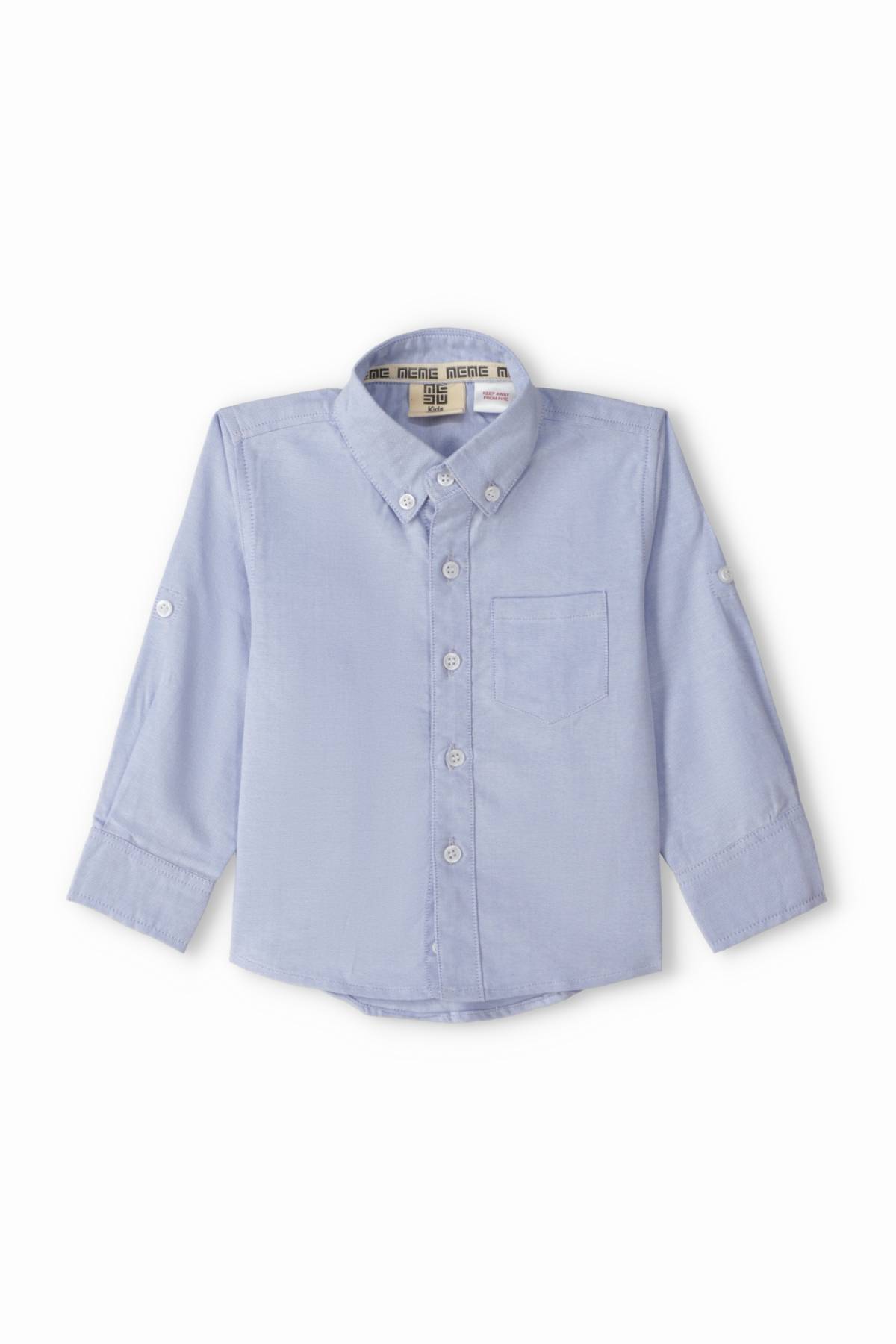 Solid Button Down Shirt