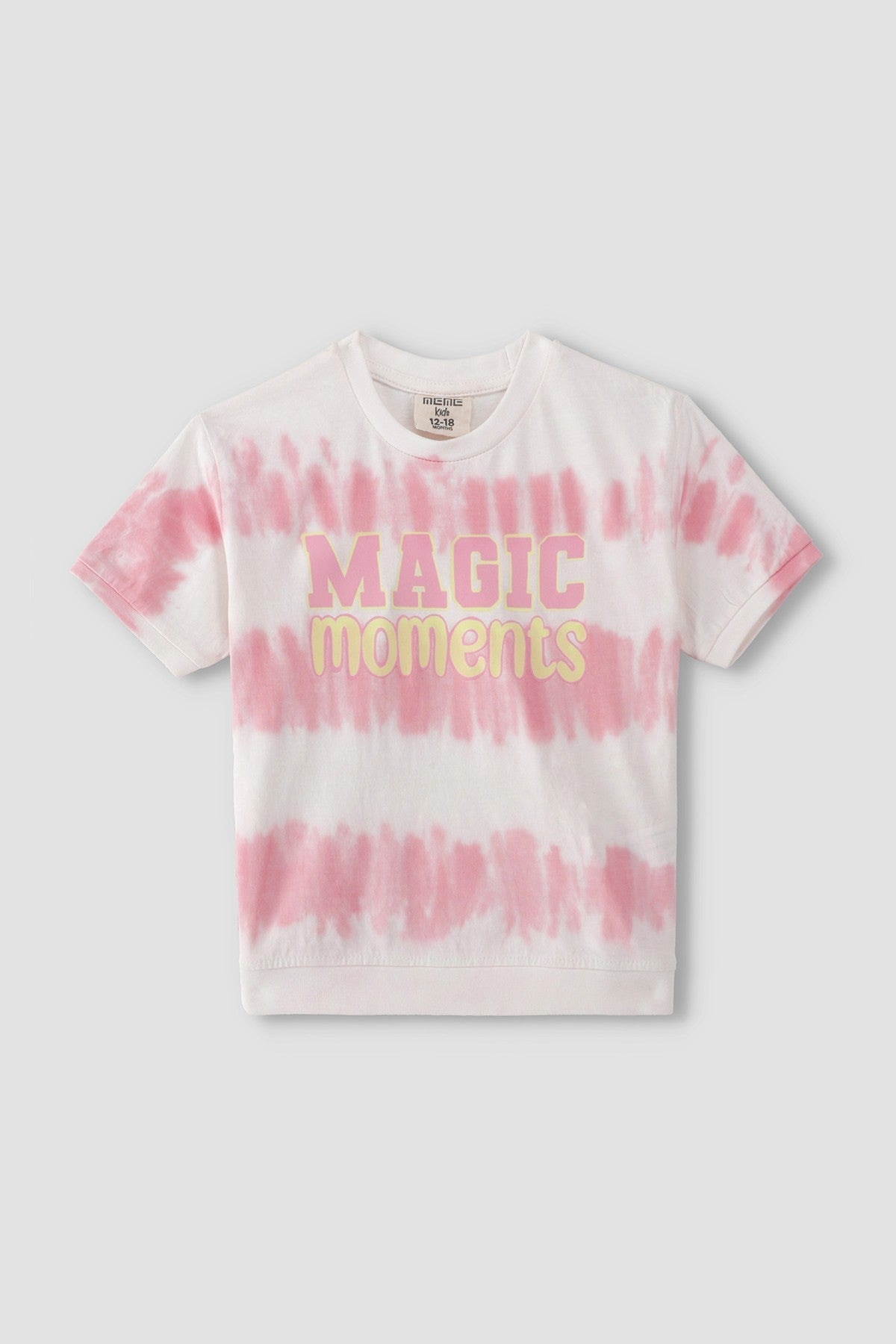 Tie And Dye Typography T-Shirt