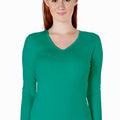 Long Sleeves V Neck T-Shirt 