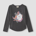 Unicorn Illustration Long Sleeve T-Shirt 