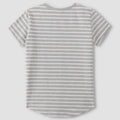 Striped Cap Sleeve T-Shirt 