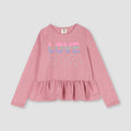 Sparkle Print Love Tee 