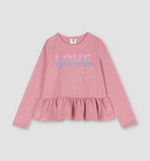 Sparkle Print Love Tee 