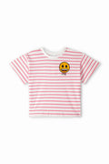 Emoji Striped T-Shirt