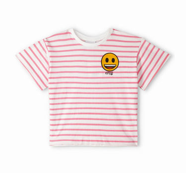 Emoji Striped T-Shirt 