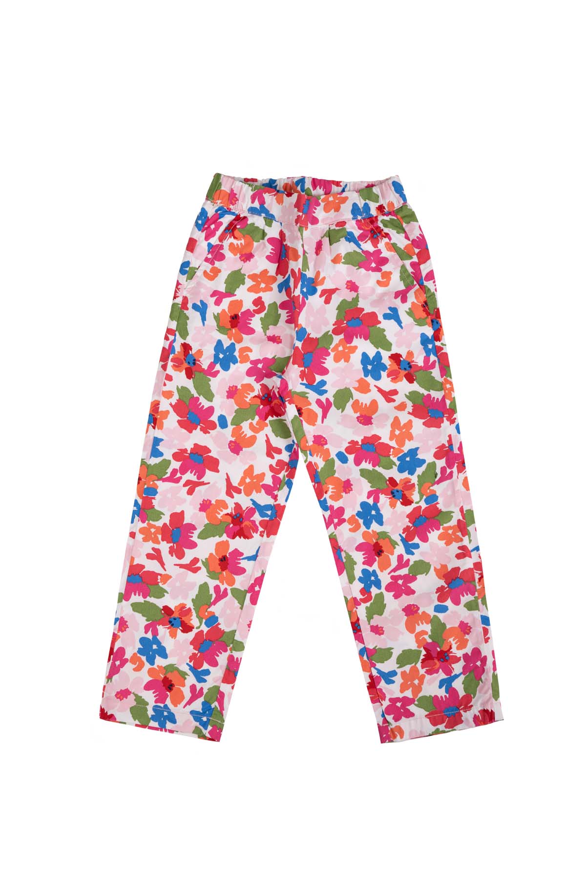 Floral Straight Pants 