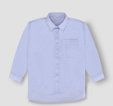 Solid Button Down Shirt 