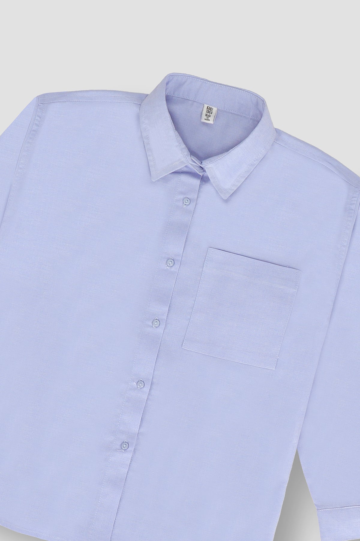 Solid Button Down Shirt