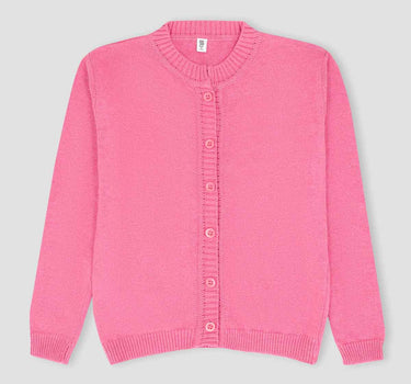 Girl's Solid Cardigan 