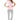 Solid V-Neck T-Shirt For Women - Pink 