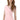 Solid V-Neck T-Shirt For Women - Pink 