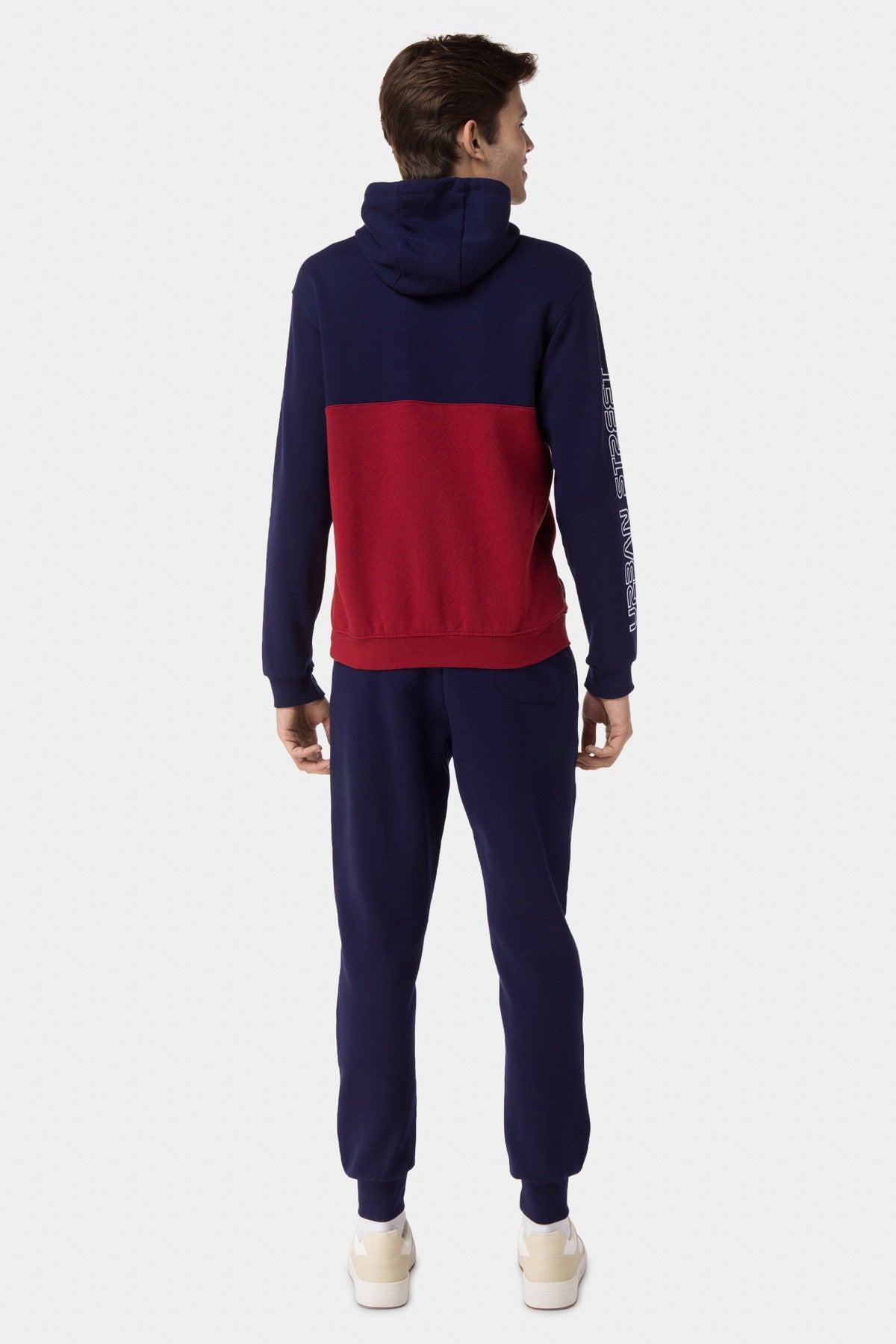 Colorblocked Front Close Hoodie