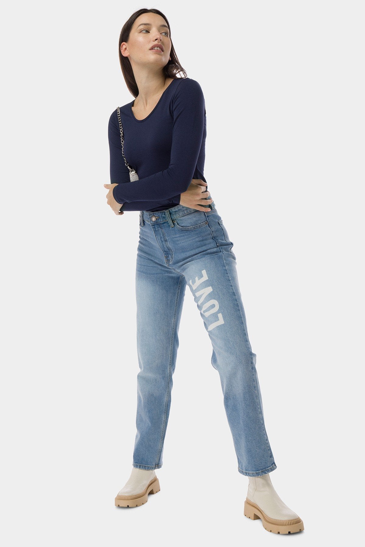 High-Rise Jeans 